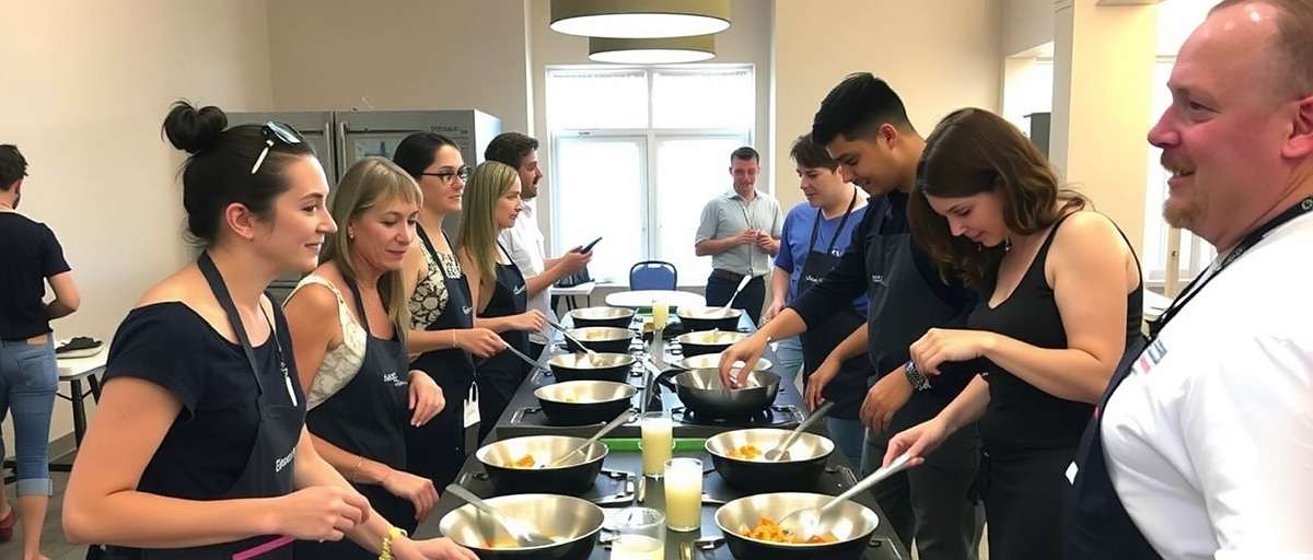 Curry Adventure community members at a real-world cooking event